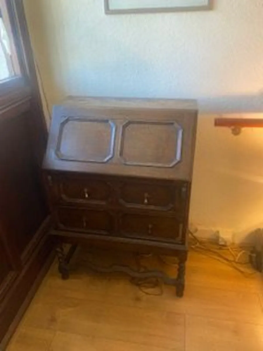 Antique writing bureau needs TLC - Image 1
