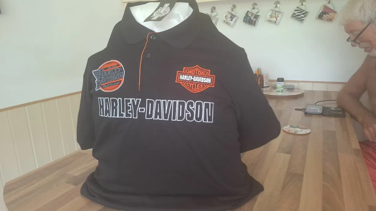 Mens Harley davidson Polo Shirts - Image 1