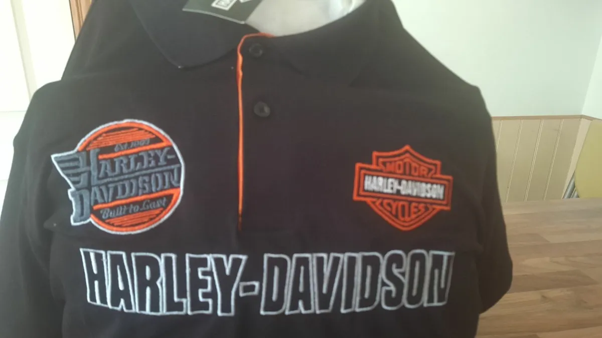 Mens Harley davidson Polo Shirts - Image 2