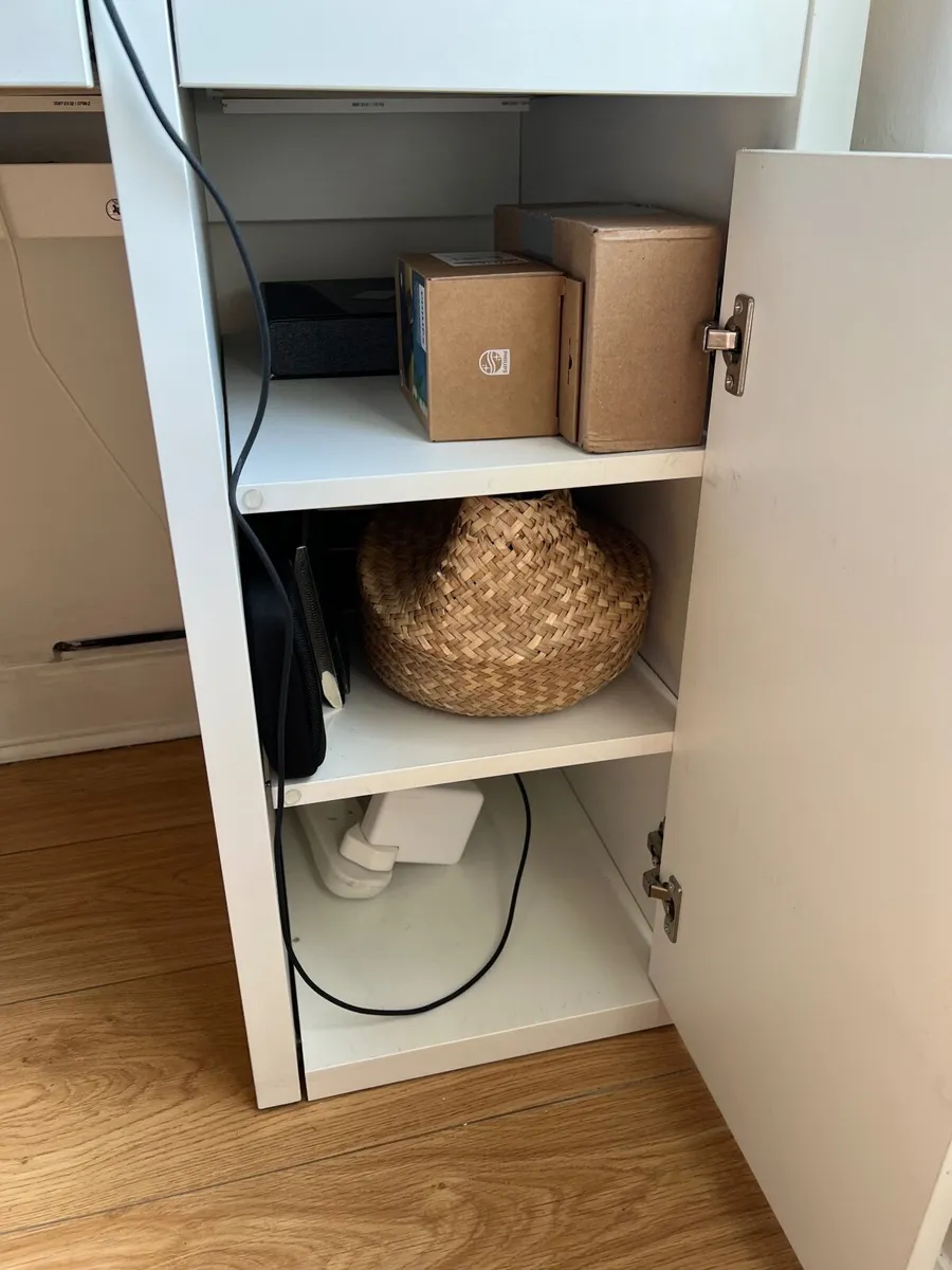 IKEA MICKE desk + IKEA monitor stand - Image 3