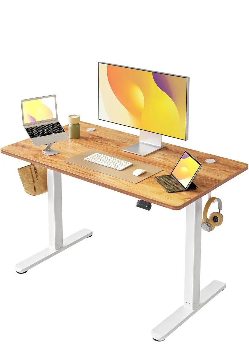 Electric Height Adjustable Standing Desk, 60x100cm - Image 3