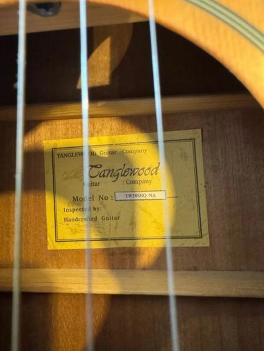 Tanglewood acoustic guitar - Image 4