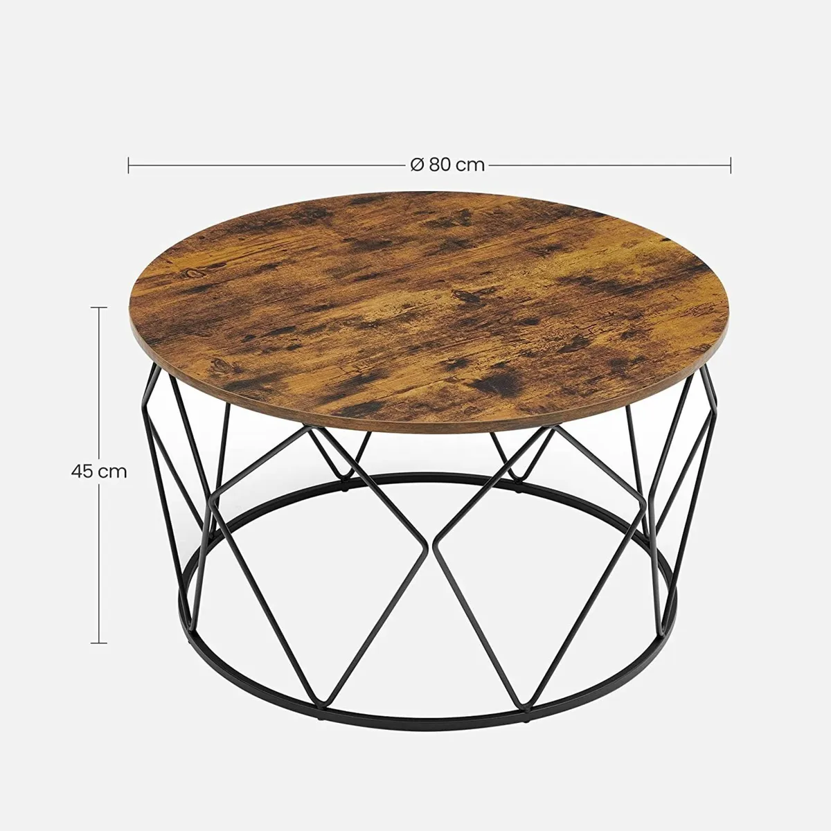 New Round Industrial Design Coffee Table. P&P - Image 2
