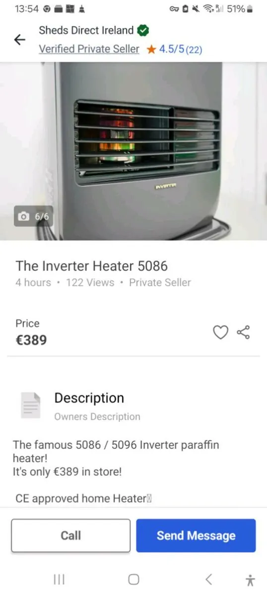 Inverter heater