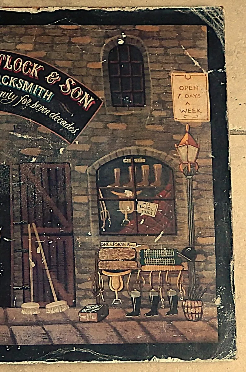 Vintage Paper Poster of Equestrian Store - Image 2