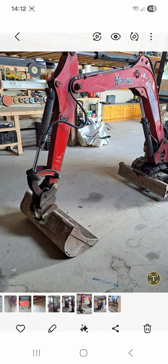 Hinowa mini digger for sale - Image 3