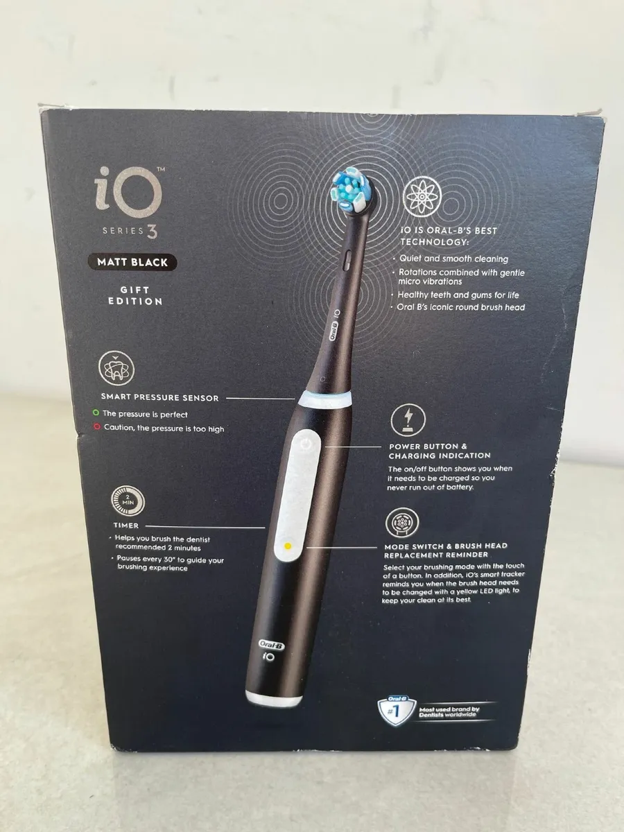 Oral-B iO3 Smart Electric Toothbrush - Brand New - Image 3
