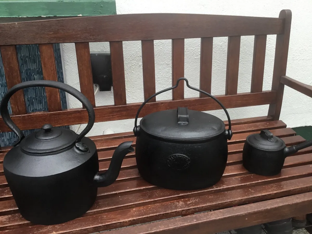 Antique Iron Pots