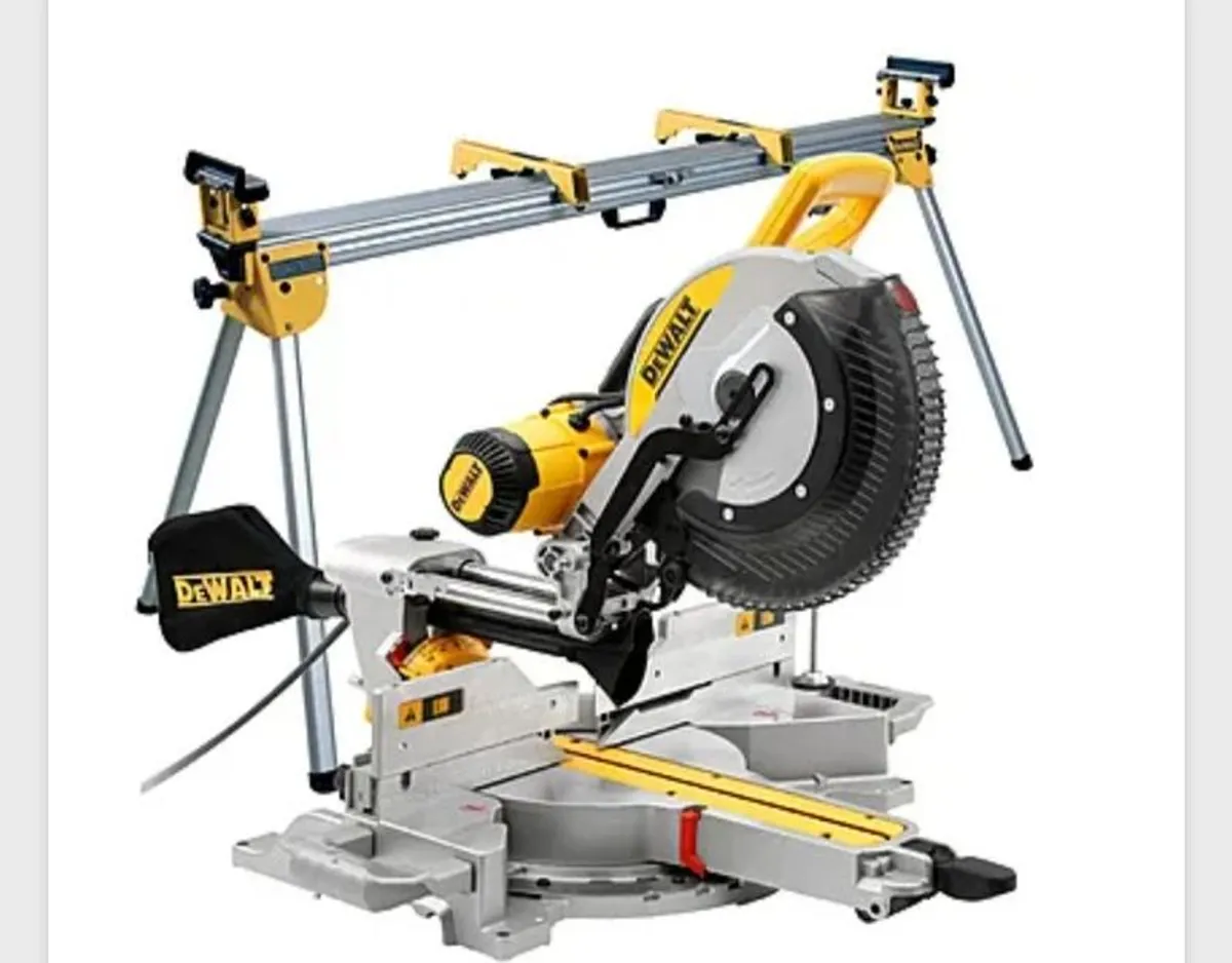 DeWalt DWS780 mitre saw plus stand - Image 1