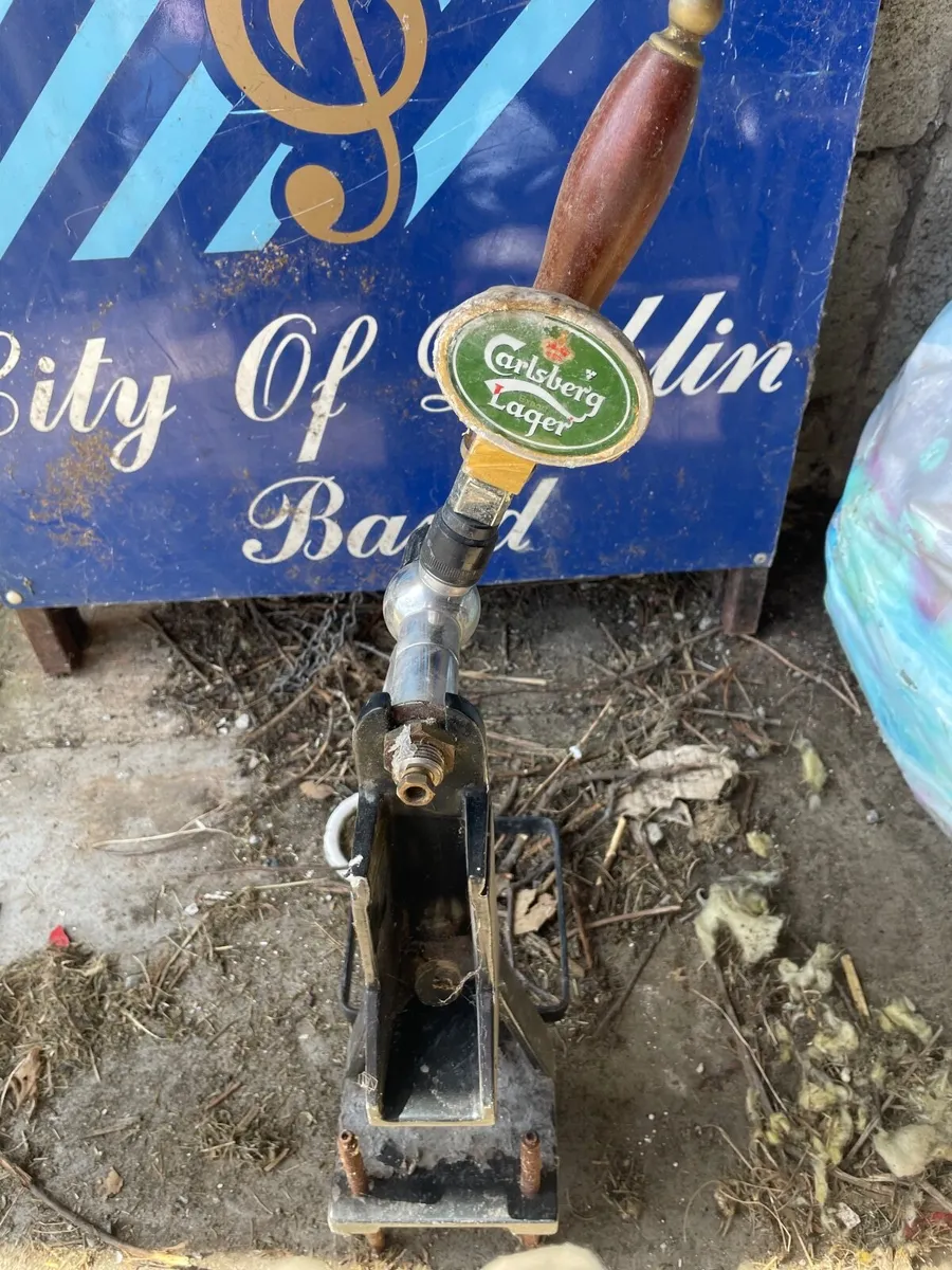 Vintage Carlsberg Beer Tap - Original Pub Display - Image 4