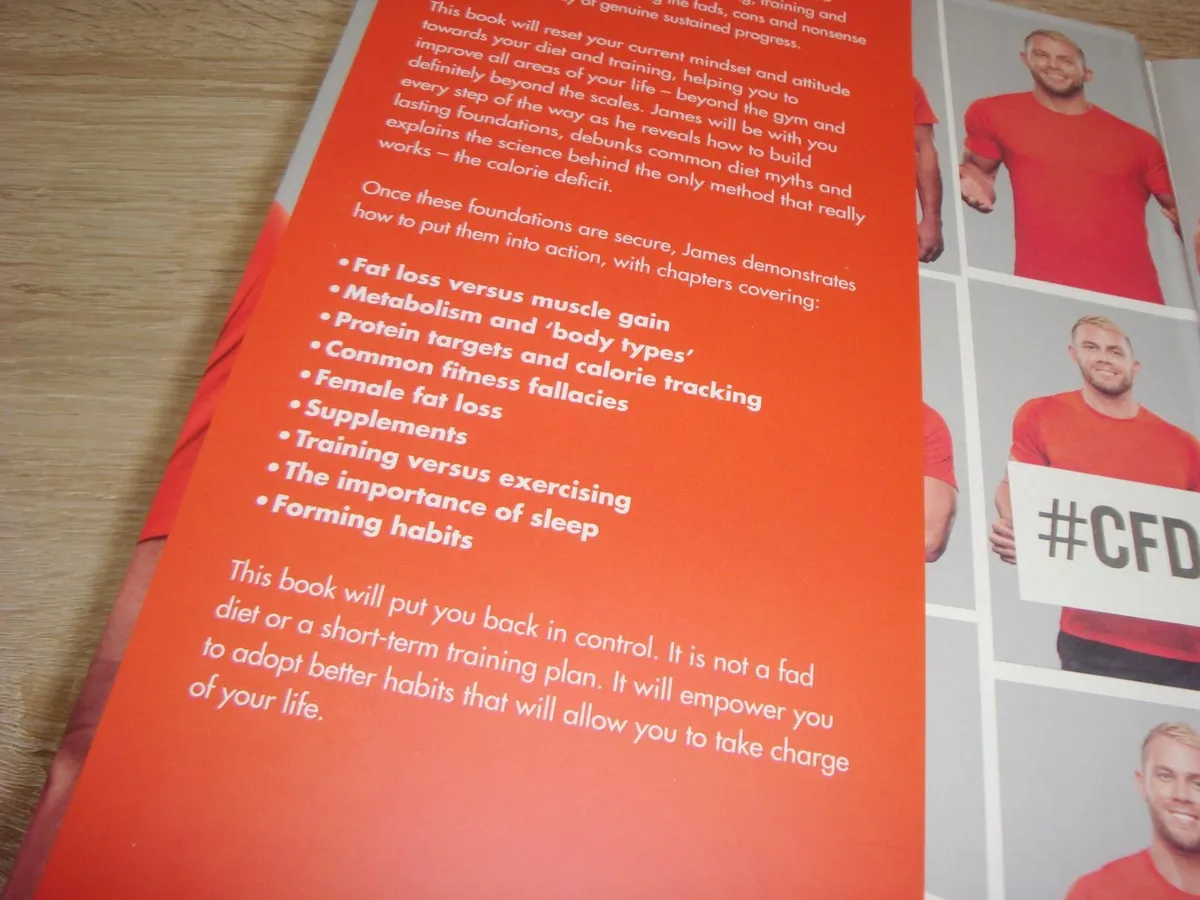 James Smith NOT A DIET BOOK - hardback - Image 2
