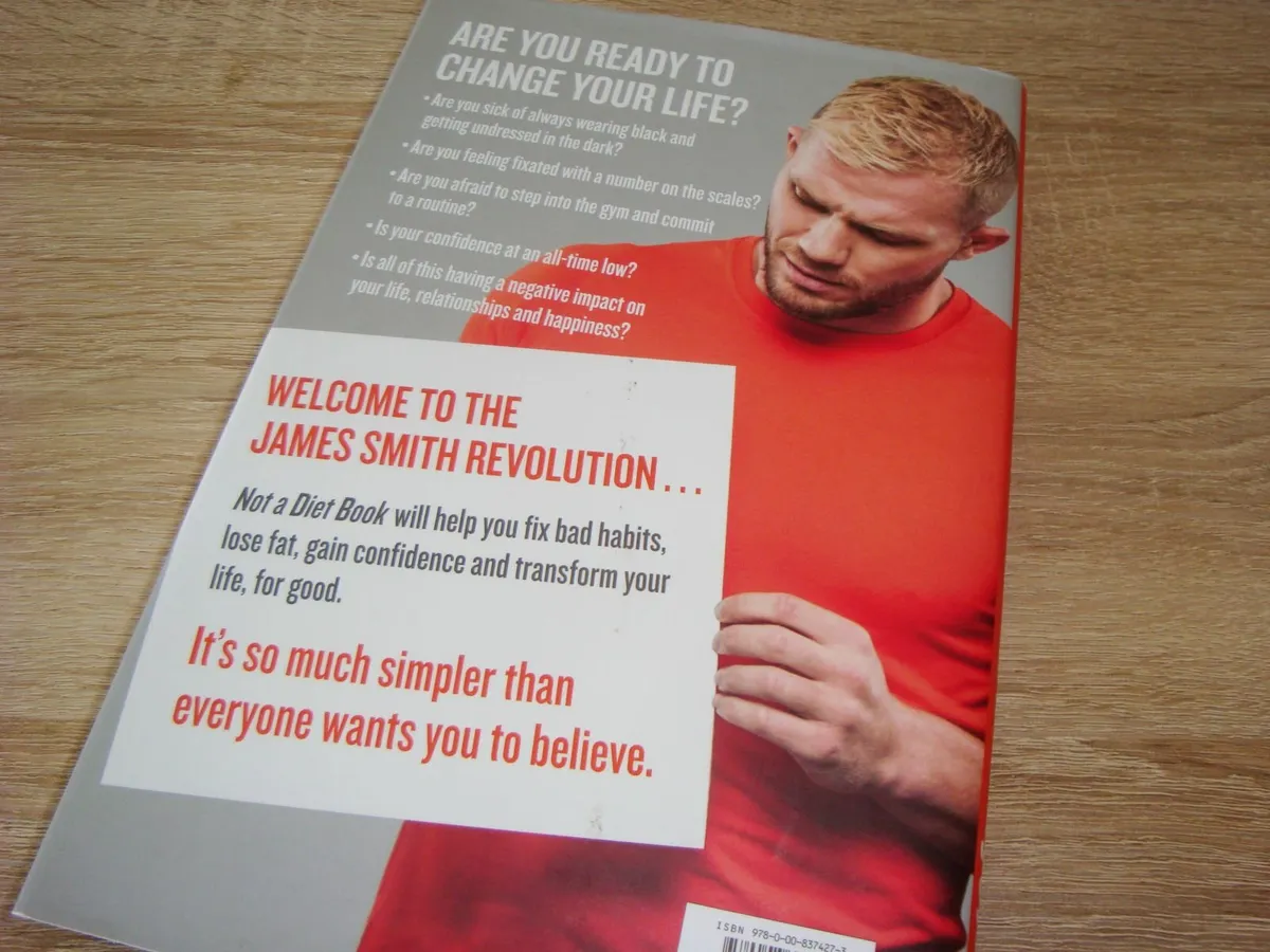 James Smith NOT A DIET BOOK - hardback - Image 3
