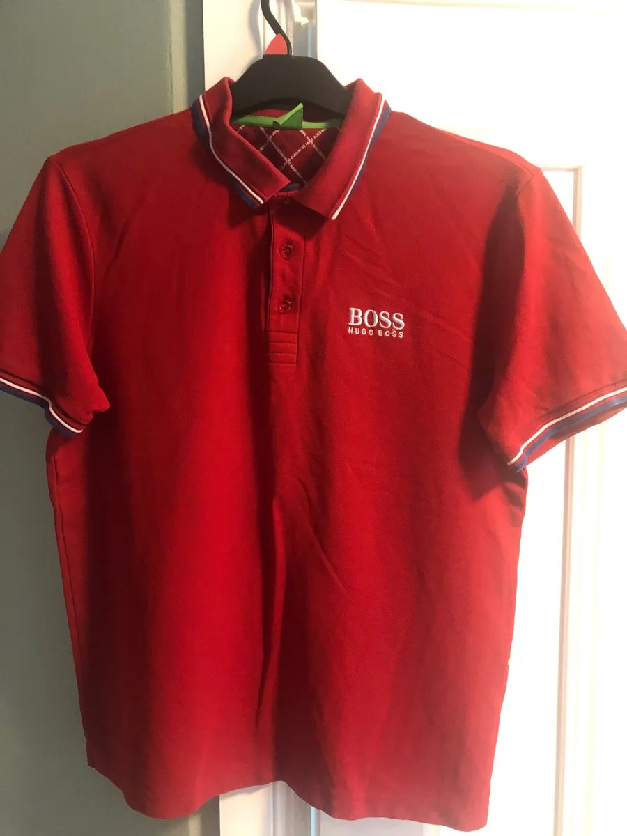 Red Hugo boss top - Image 2