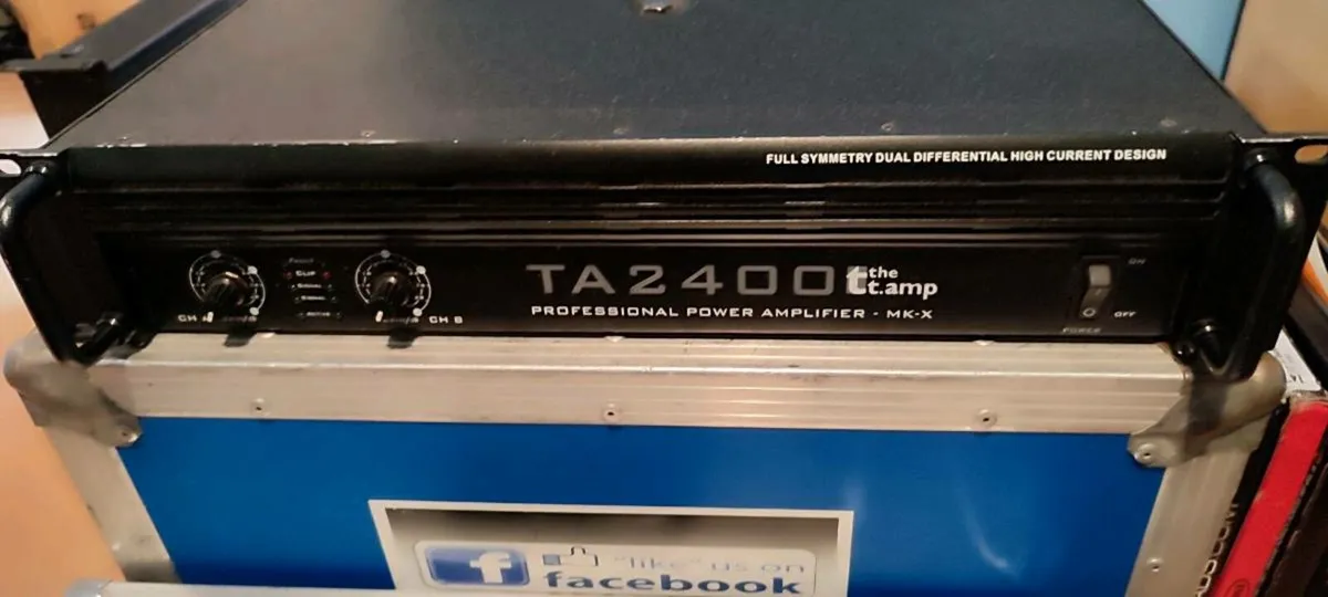 T Amp TA 2400 MK-X Power Amplifier - Image 1