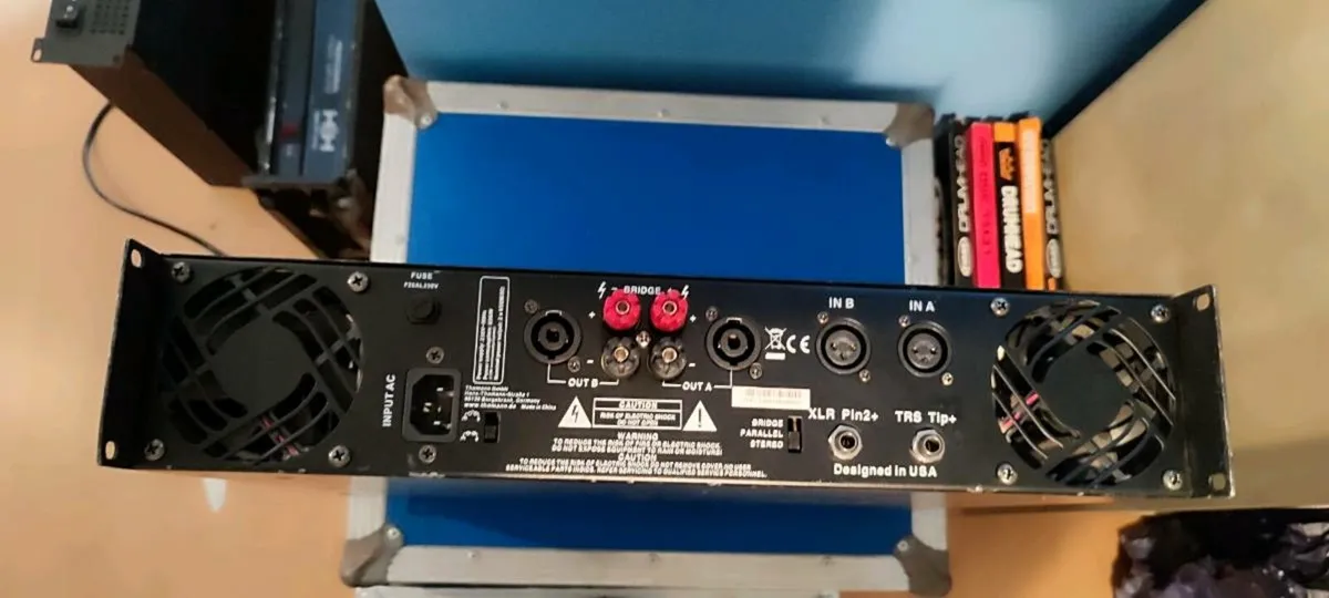 T Amp TA 2400 MK-X Power Amplifier - Image 2