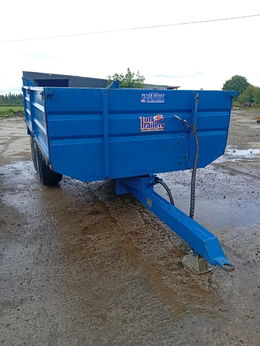 Tuffmac 13ft x 7ft6 dump/turf/bale trailer - Image 1