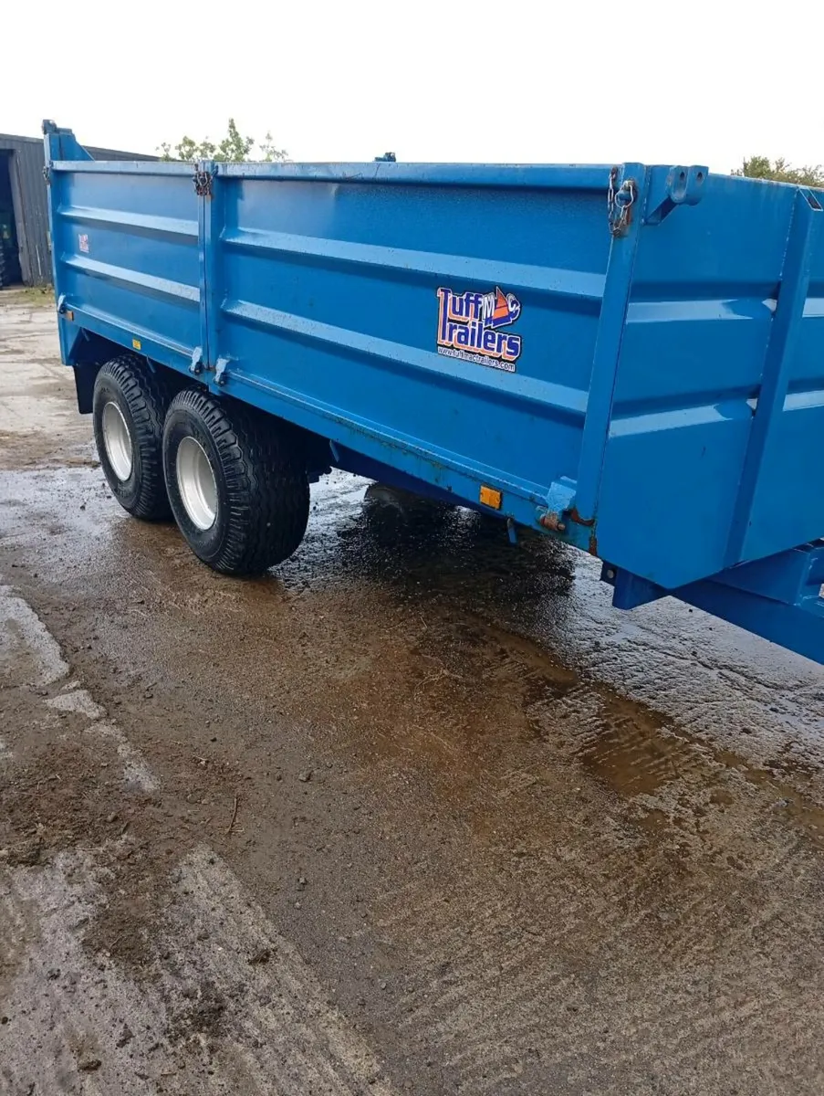 Tuffmac 13ft x 7ft6 dump/turf/bale trailer - Image 2