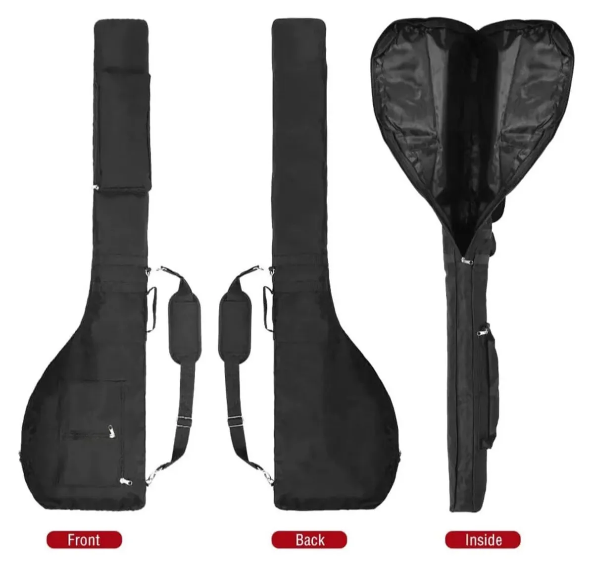 48” Slimline Golf Bag Foldable Holds up to 9 Clubs - Image 4