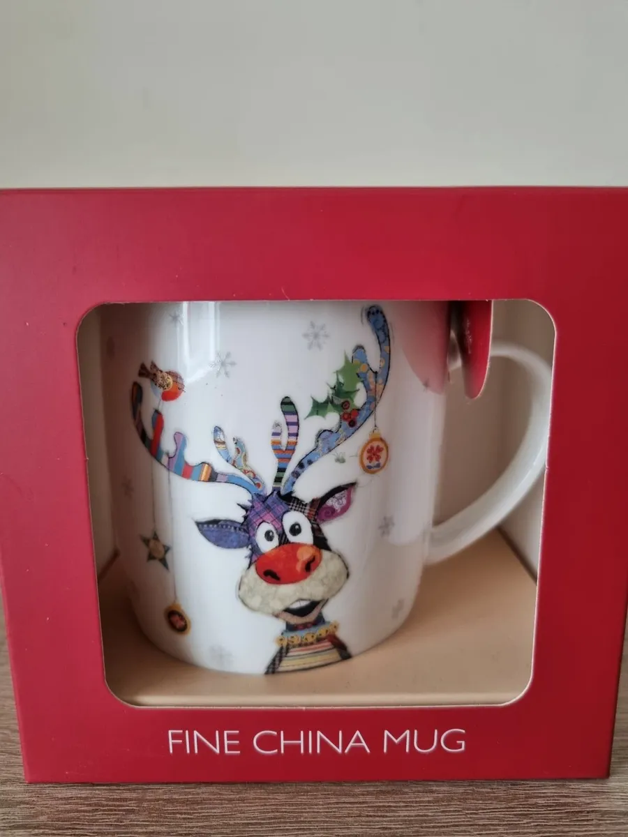 BUG ART Christmas festive mug - NEW - Image 3