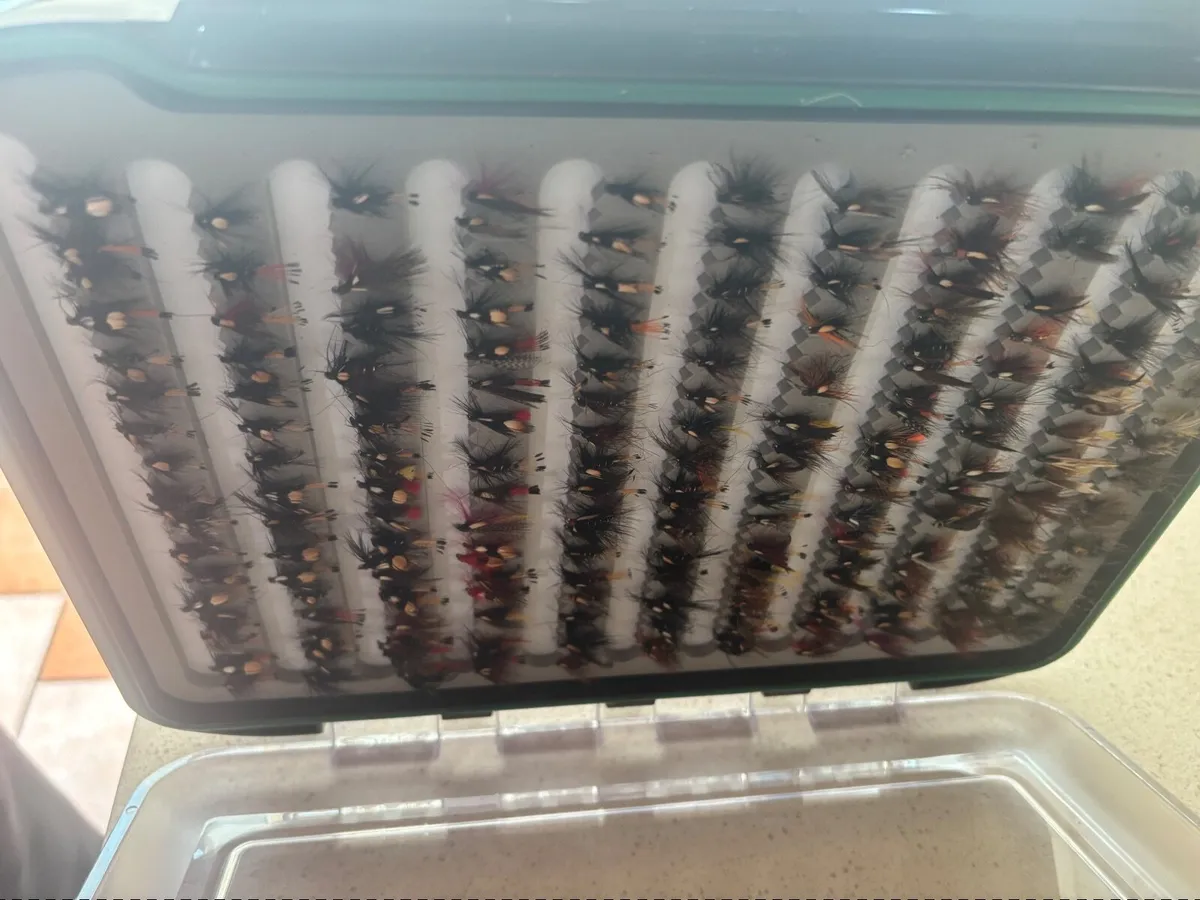 360 lake flies with Snowbee flybox - Image 2