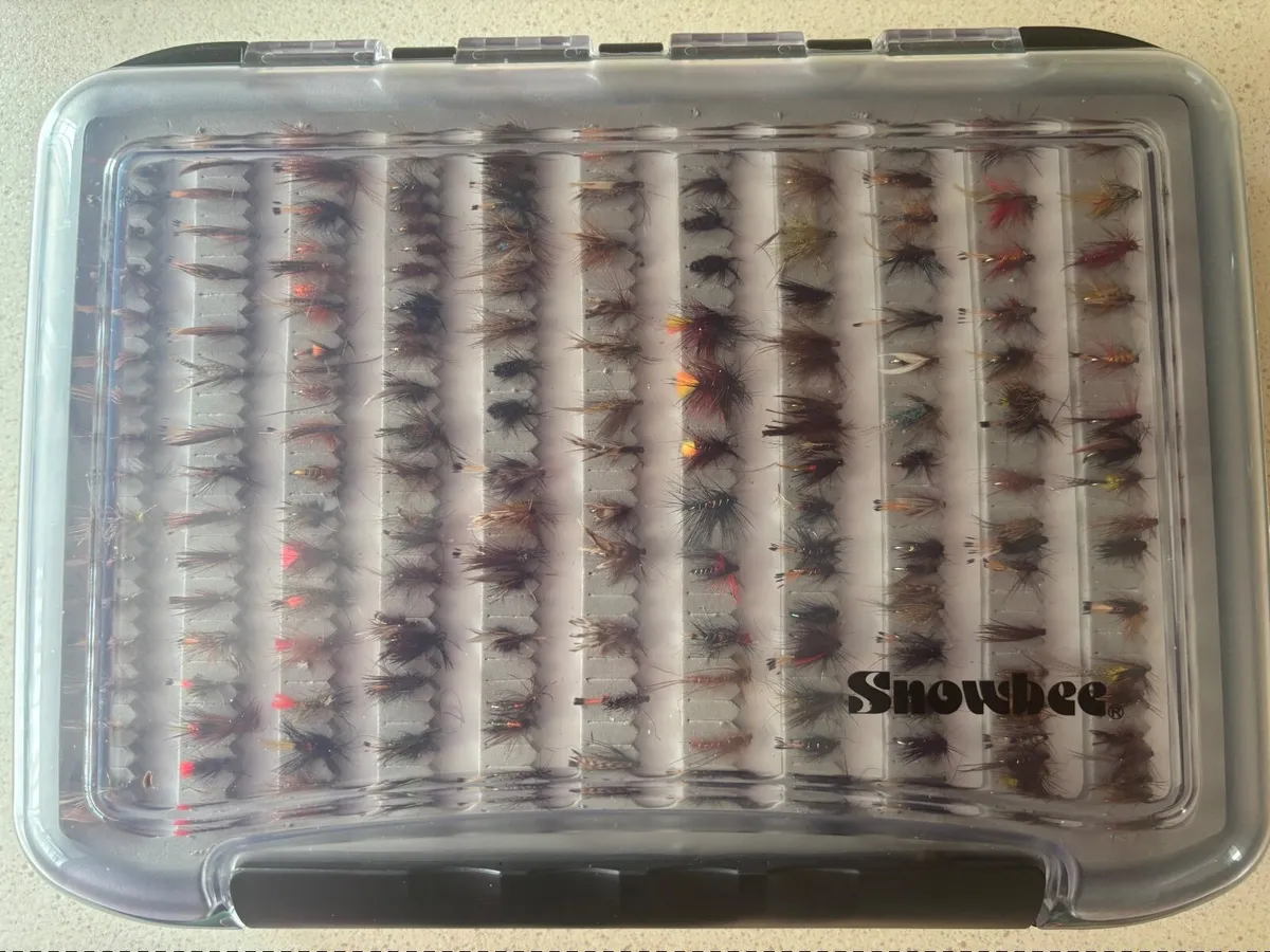 360 lake flies with Snowbee flybox - Image 4
