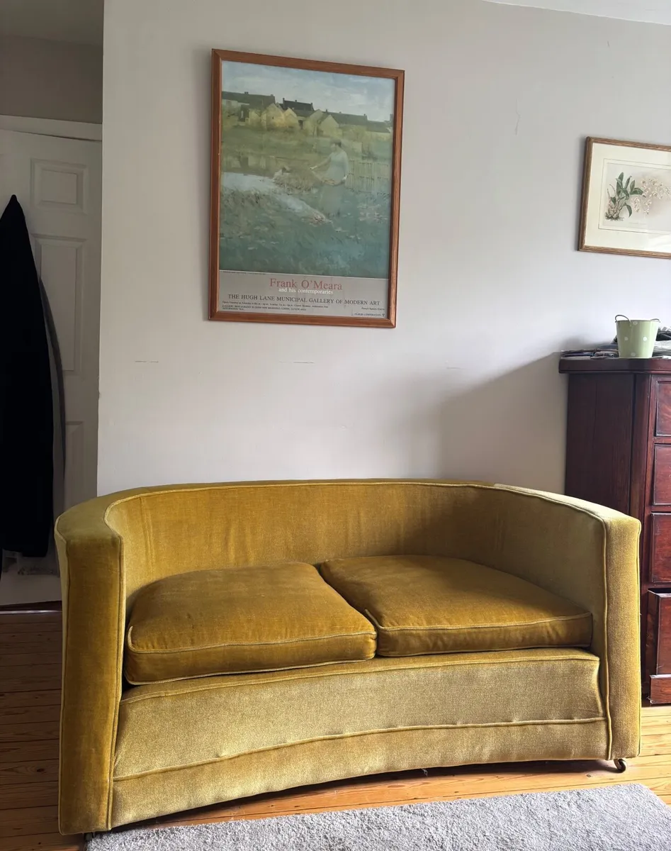 Vintage two seater sofa - Image 1