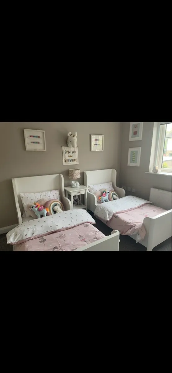2 Extendable IKEA kids beds - Image 1