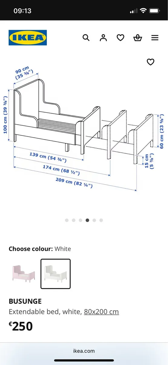 2 Extendable IKEA kids beds - Image 3
