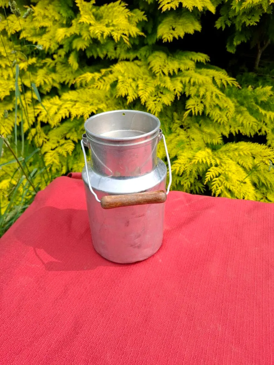 Vintage school milk can postage possible