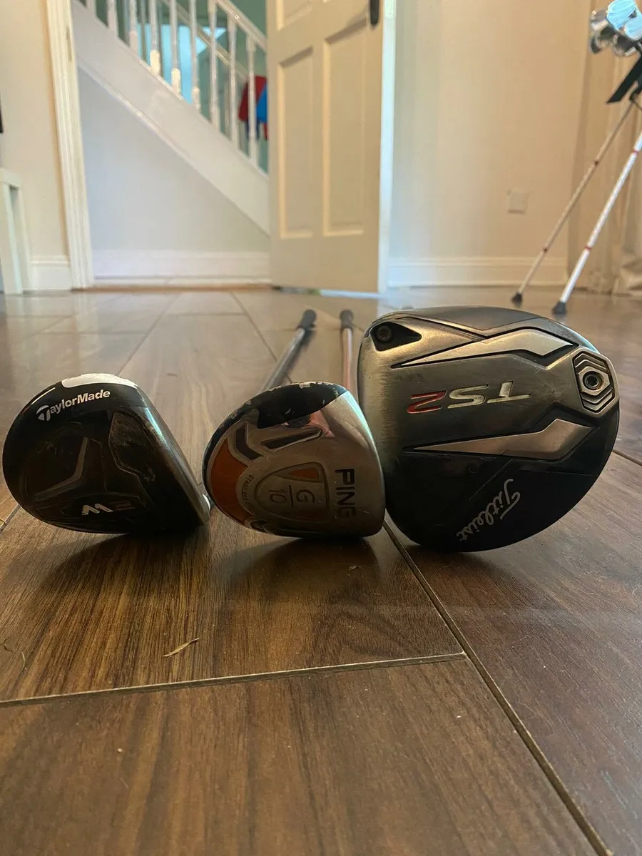 Titleist TS 2Ping G10 7 Wood Taylormade M2 5 wood - Image 3