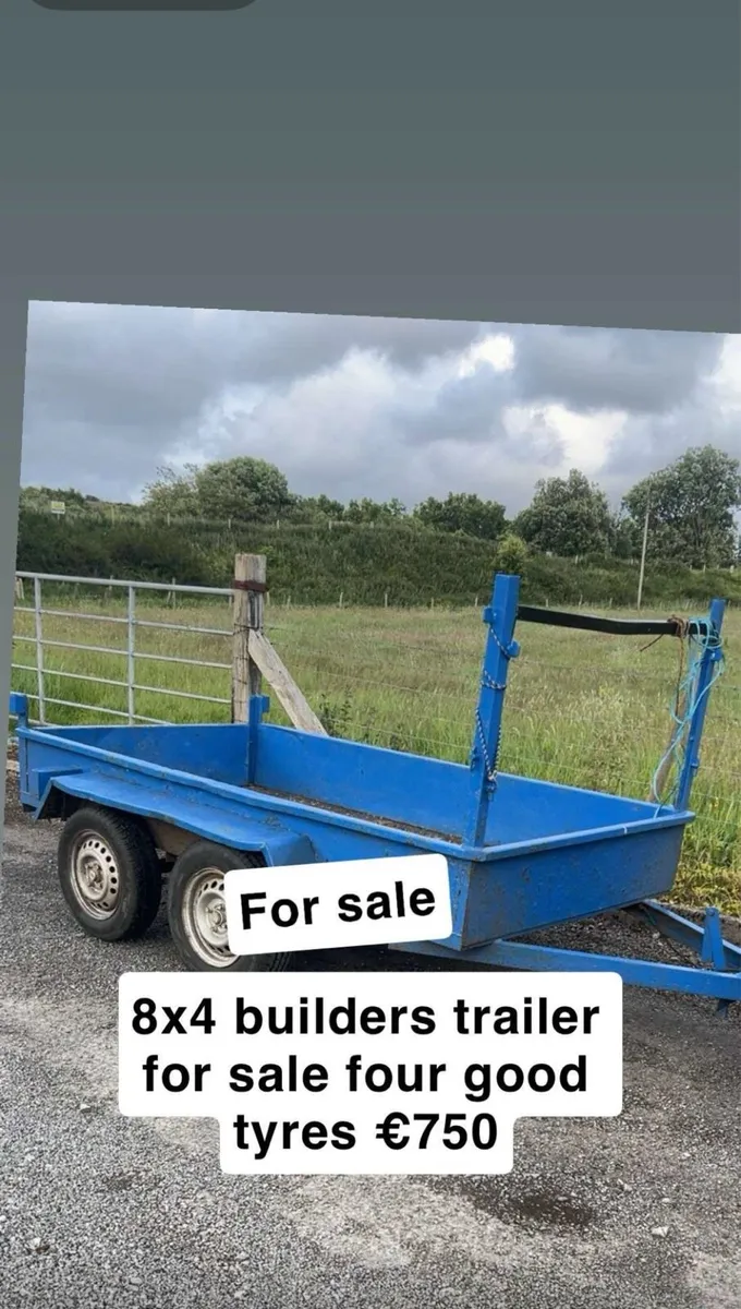 8x4 builders trailer