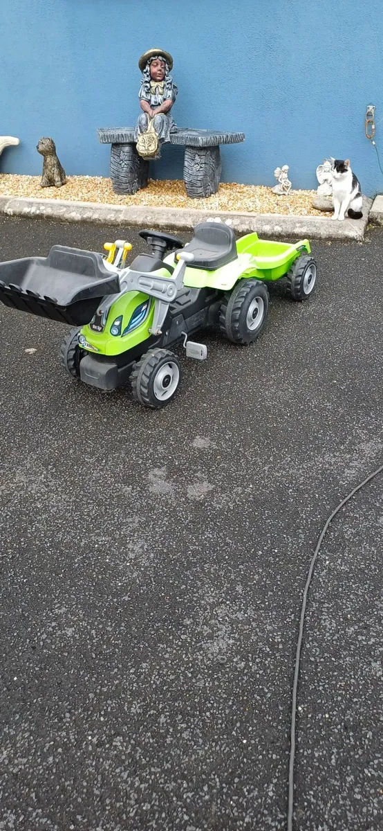 Kids Tractor & Trailer - Image 1