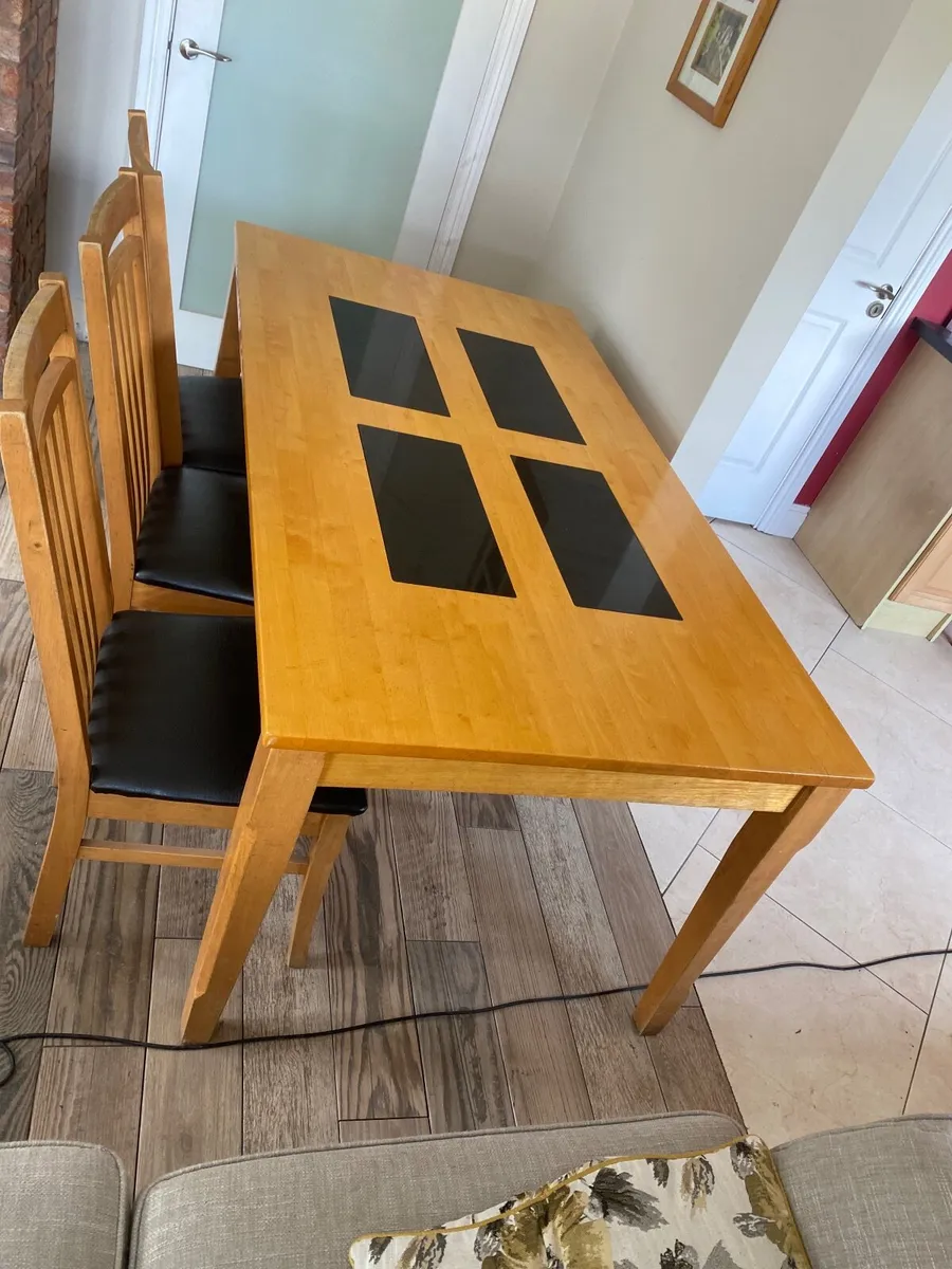 Table and chairs