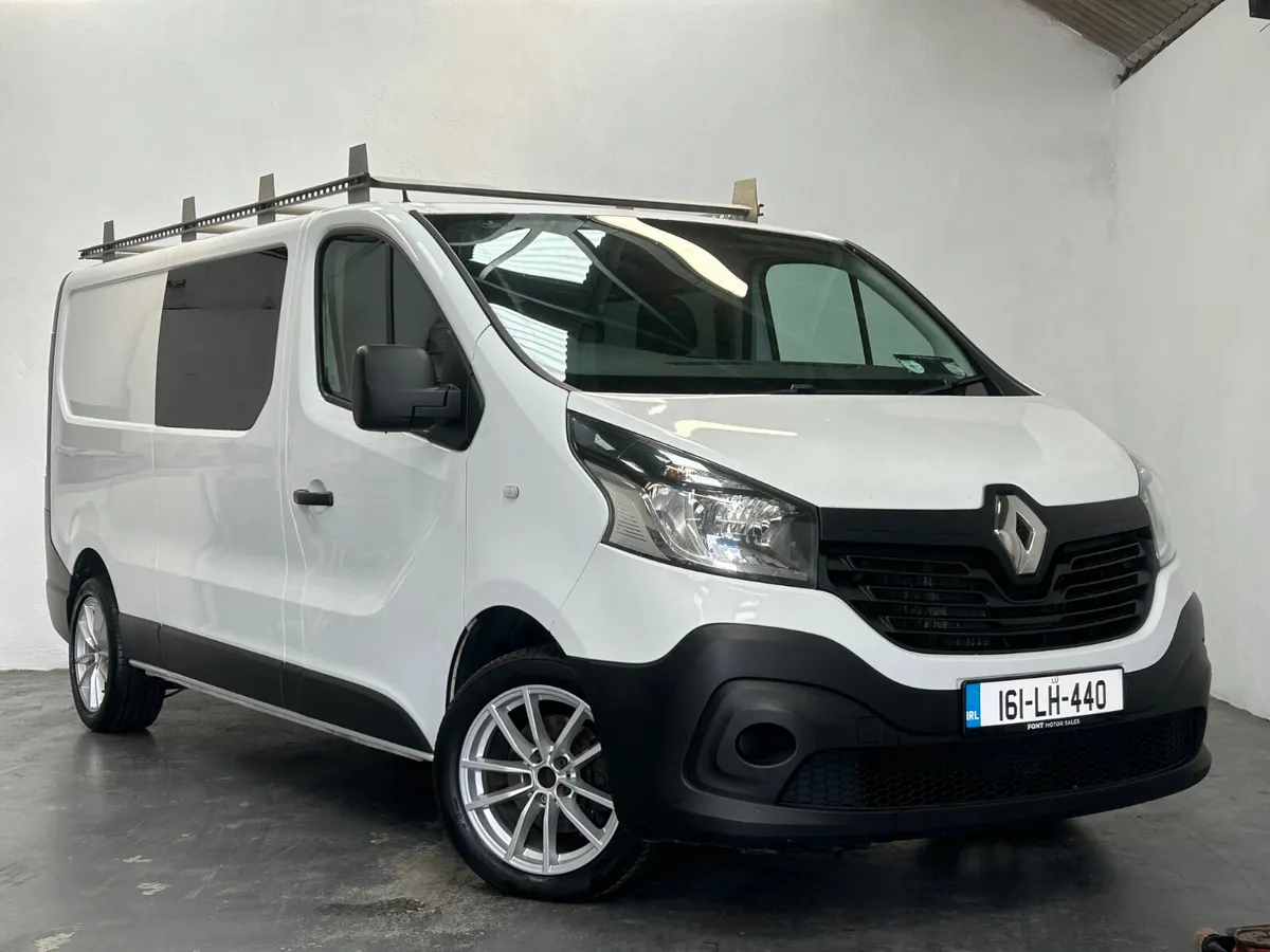 161 RENAULT TRAFFIC CREWCAB -7 SEATS - - Image 1