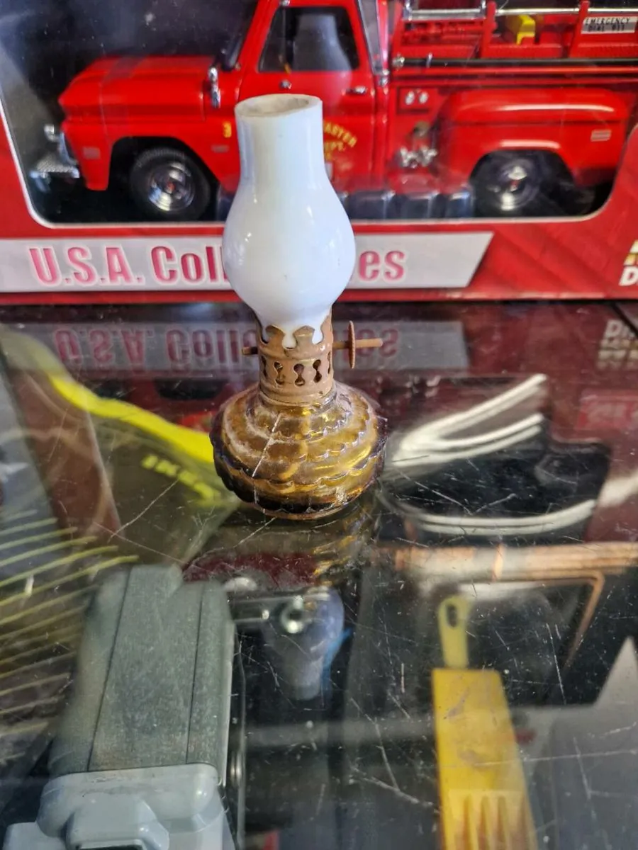 Vintage Minature Oil Lamp - Image 1
