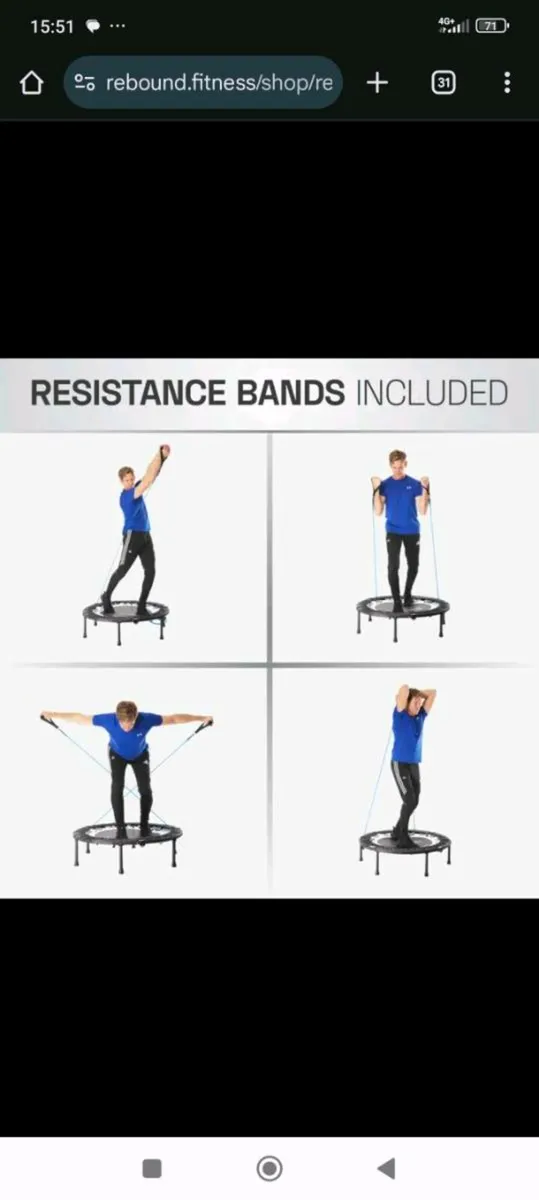 Maximus Pro Rebounder Trampoline - Image 2