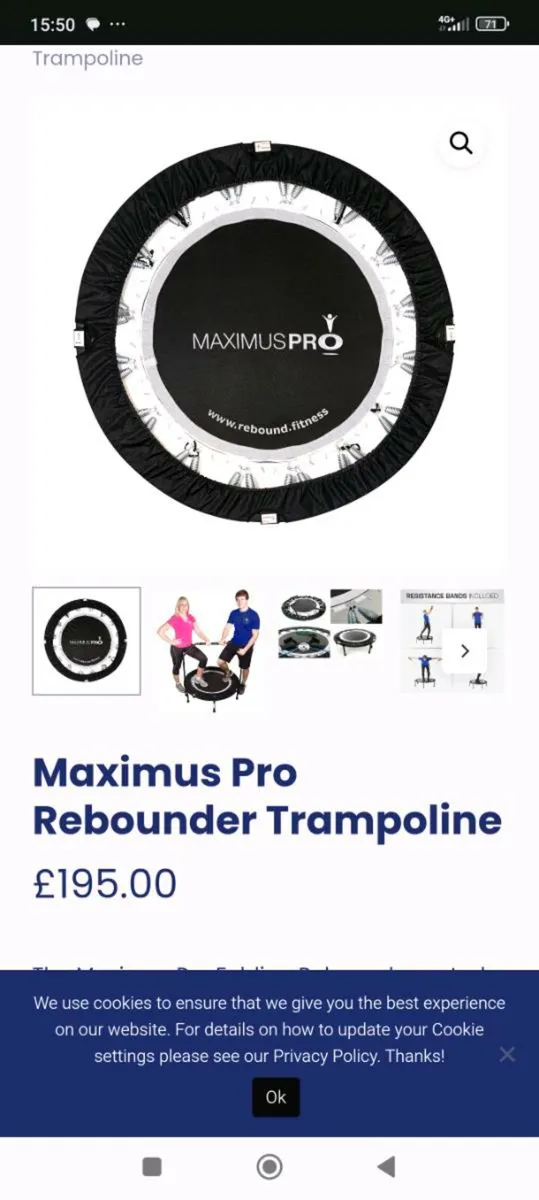 Maximus Pro Rebounder Trampoline - Image 4