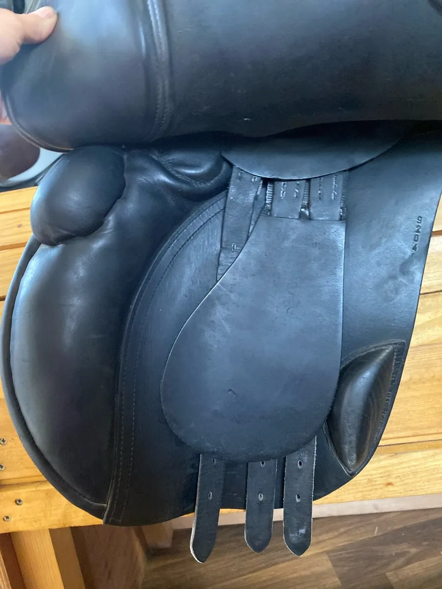 Euroriding jumping saddle narrow 17.5 - Image 4