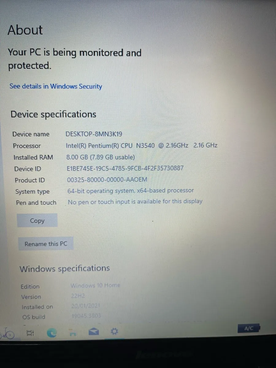 Lenovo Laptop - Image 4
