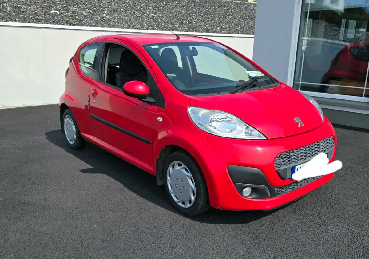 Peugeot 107 Red 2014 Immaculate Condition - Image 1