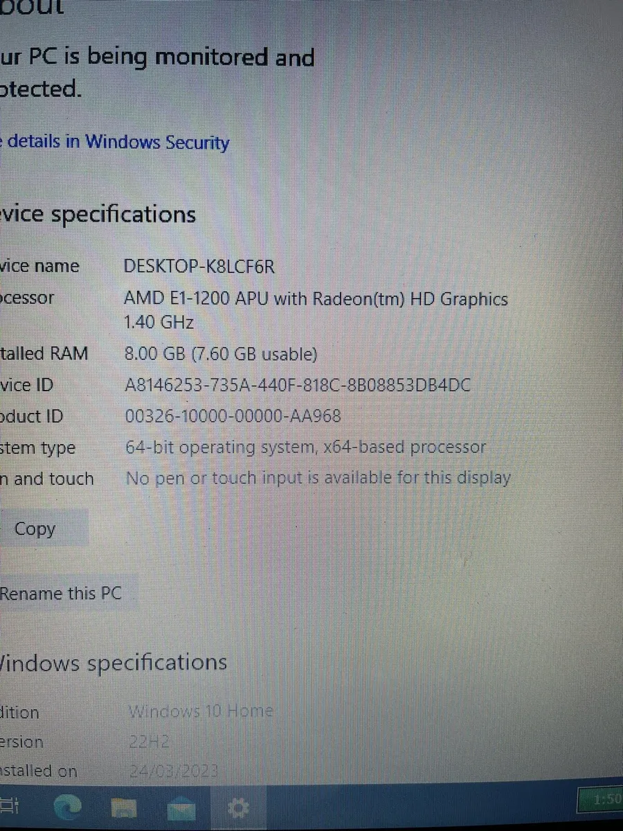 Toshiba laptop - Image 4