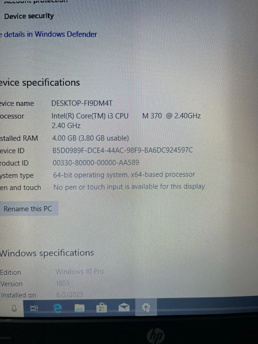 HP laptop - Image 4
