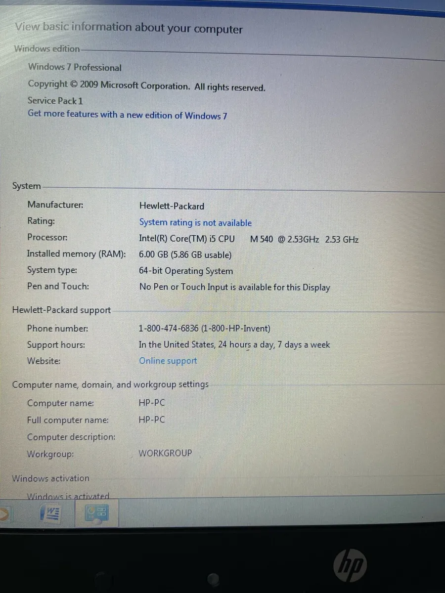 HP laptop - Image 4