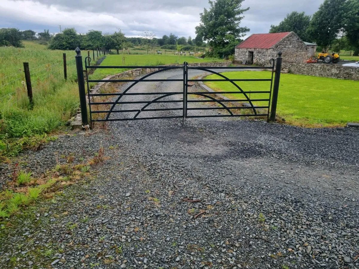 Wrought iron gates pair - Image 1