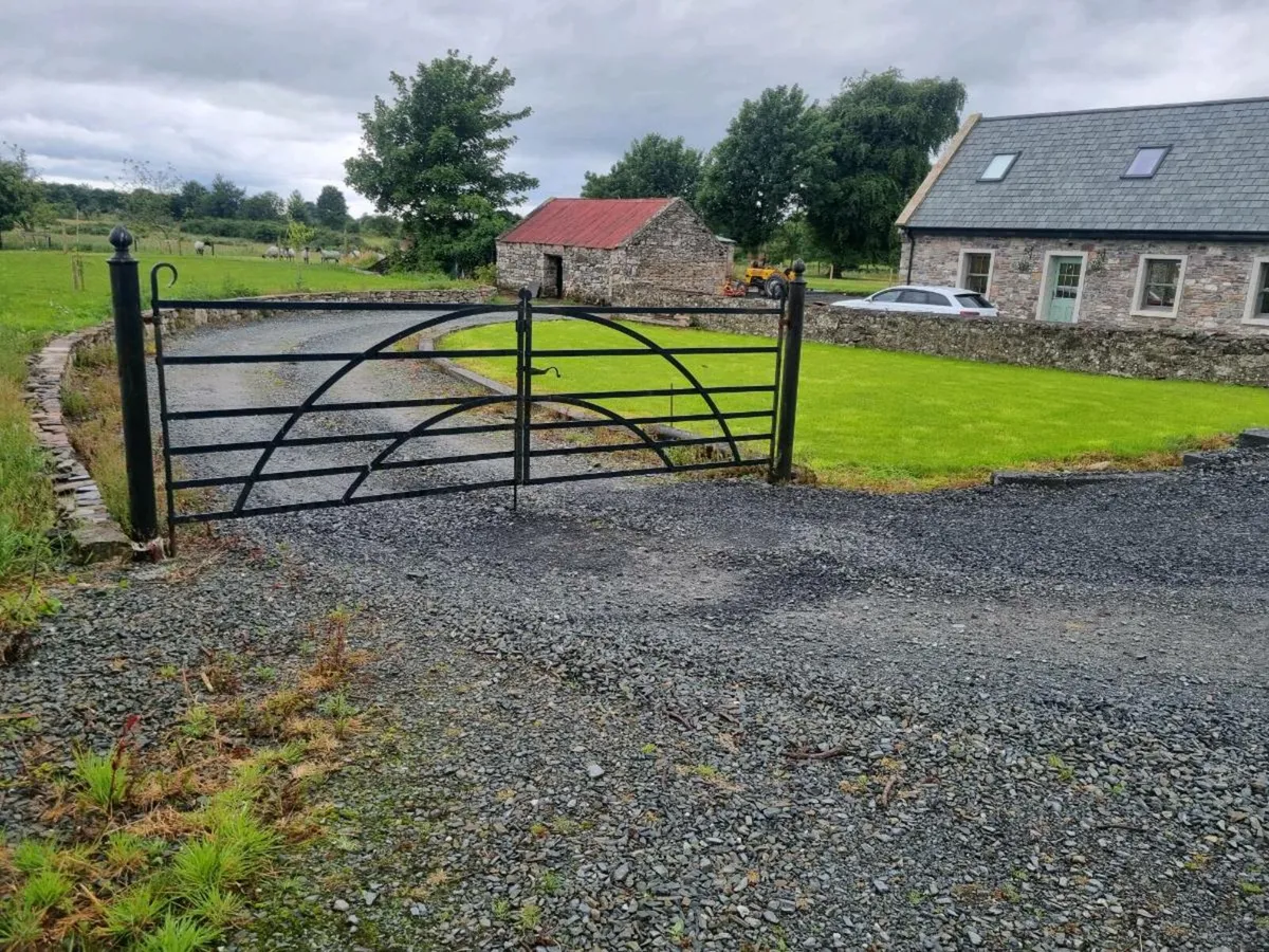 Wrought iron gates pair - Image 3