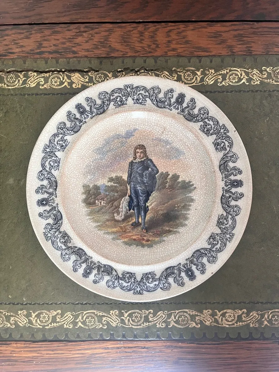 The Blue Boy Gainsborough Victorian Plate - Image 1