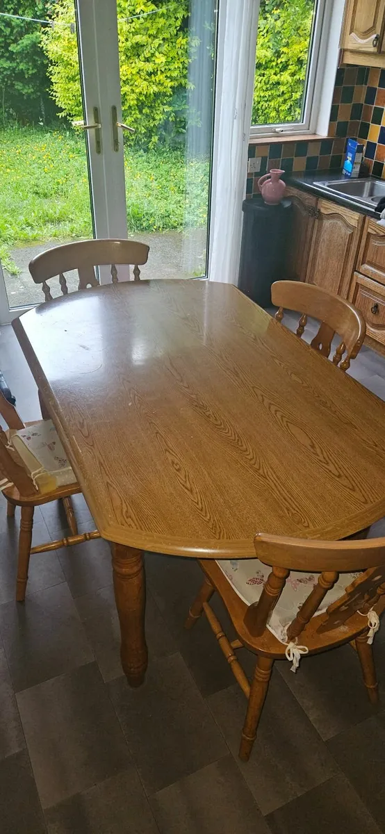 Table and chairs