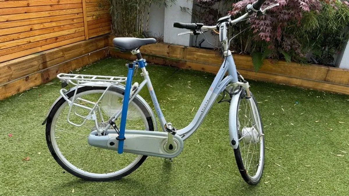Sparta Dutch electric bike with kids bike and connector - Image 2