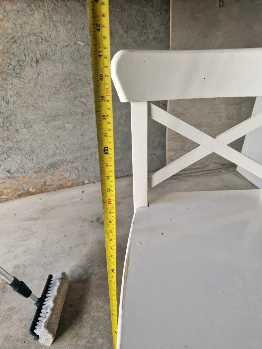 Ikea barstool chairs x6 (Ingolf) - Image 3