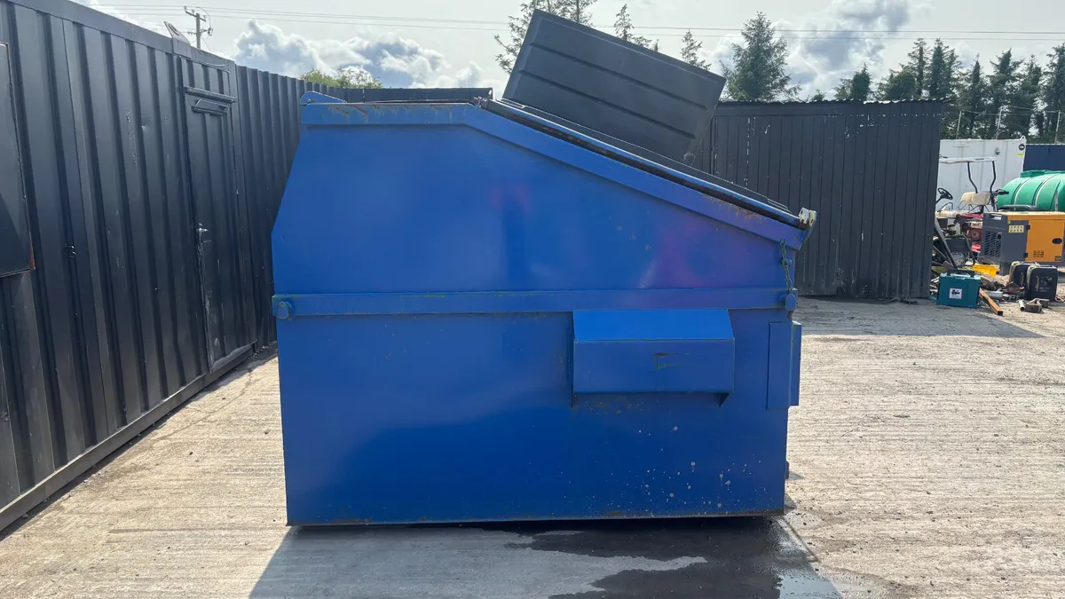 Metal Skips with Lid - Image 4